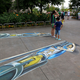 Illustration for article titled 3D Lego Minifig Street Art